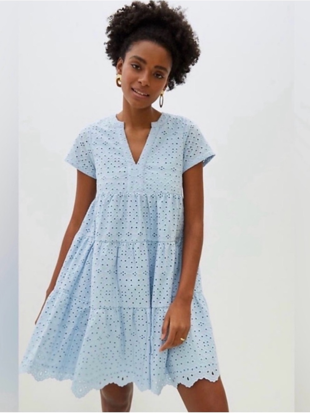 Maeve Harper Eyelet Tunic Dress Plus size 2X
